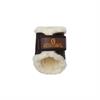 Streichkappen Leder Short Kentucky Brown