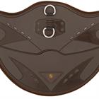 Stud Girth BR Poly Anatomic Brown