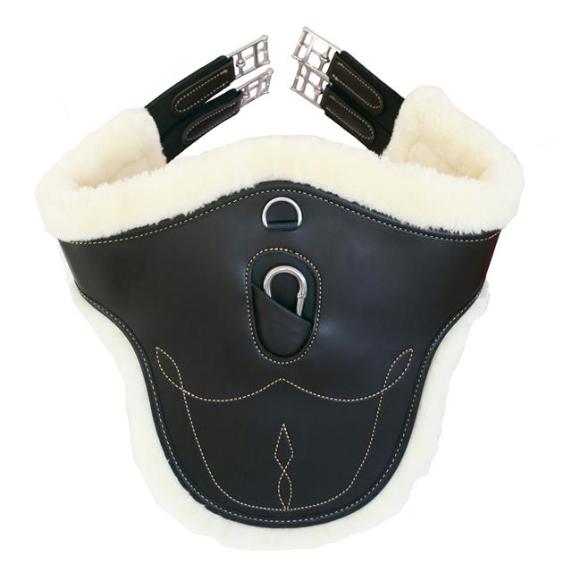 Stud Girth Kentucky Sheepskin Black