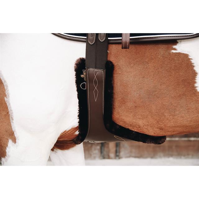 Stud Girth Kentucky Sheepskin Brown