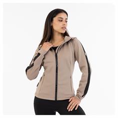 Sweat Jacket ANKY Hooded Tech Light Brown