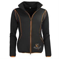 Sweat Jacket Epplejeck Logo Black-Light Orange