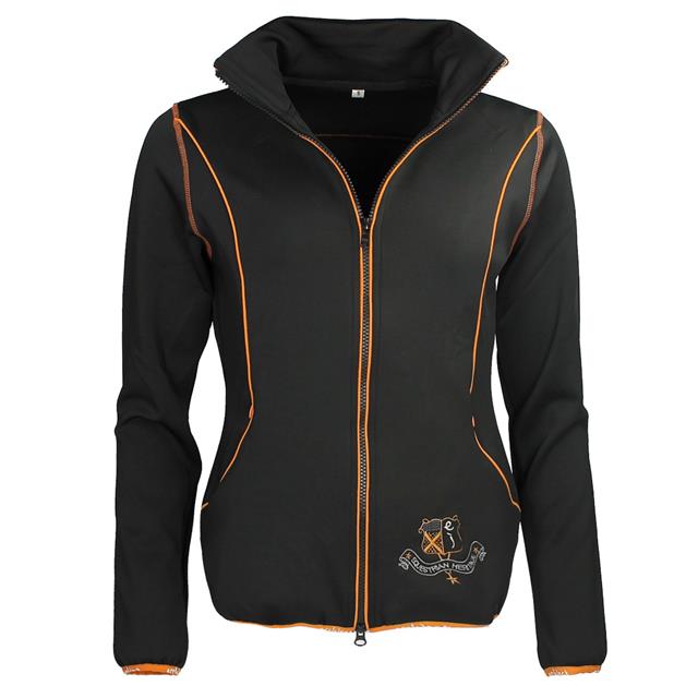 Sweat Jacket Epplejeck Logo Black-Light Orange