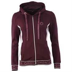 Sweat Jacket Montar Alia Kids Dark Red