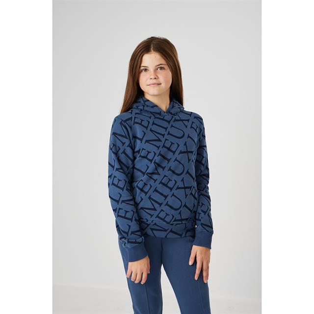 Sweater LeMieux Young Rider Honor Pop Over Kids Mid Blue