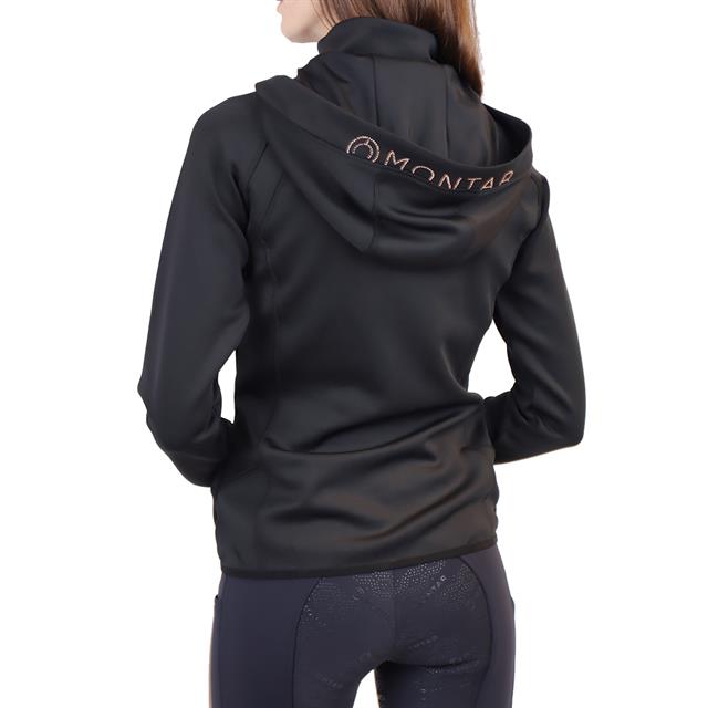 Sweatjacke Liza Montar Black