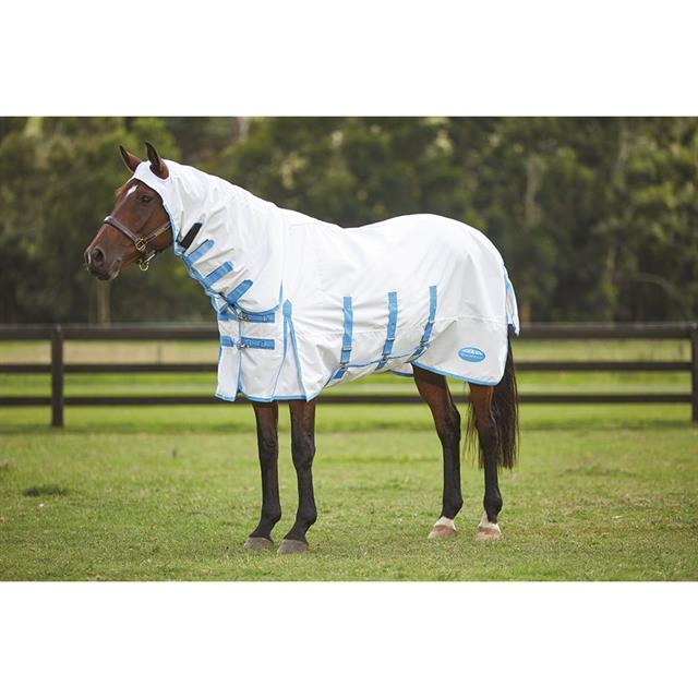 Sweet Itch Sheet WeatherBeeta ComFiTec Sweet Itch Combo White-Blue