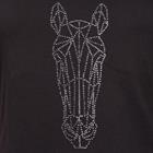 T-Shirt EJGlitter Horse Epplejeck Black-Silver