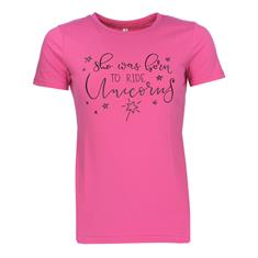 T-Shirt Epplejeck Unicorn Ride Kids Dark Pink