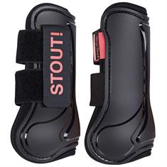 Tendon Boots Harry's Horse Stout! Coral Black-Pink