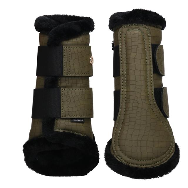 Tendon Boots Horsegear HGCroco Green