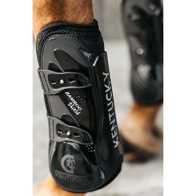 Tendon Boots Kentucky Bamboo Elastic Black