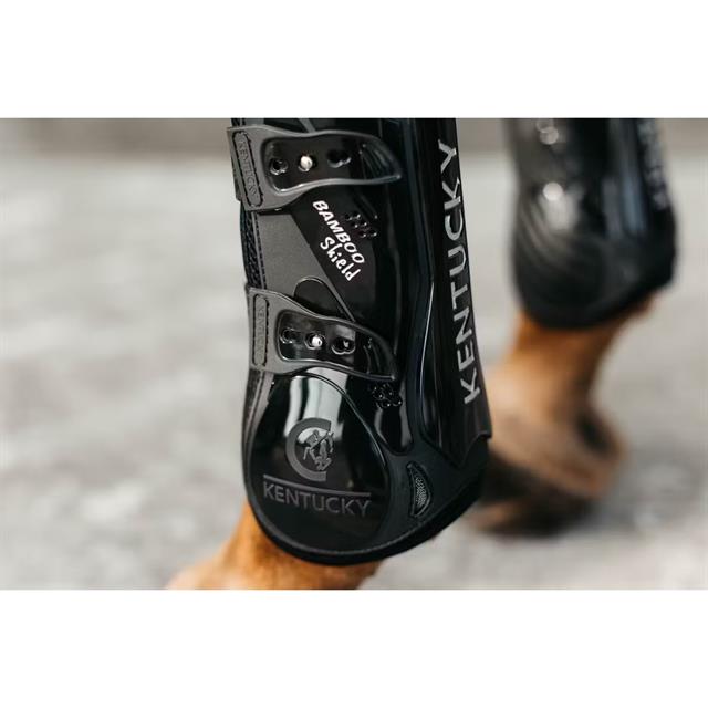 Tendon Boots Kentucky Bamboo Elastic Black