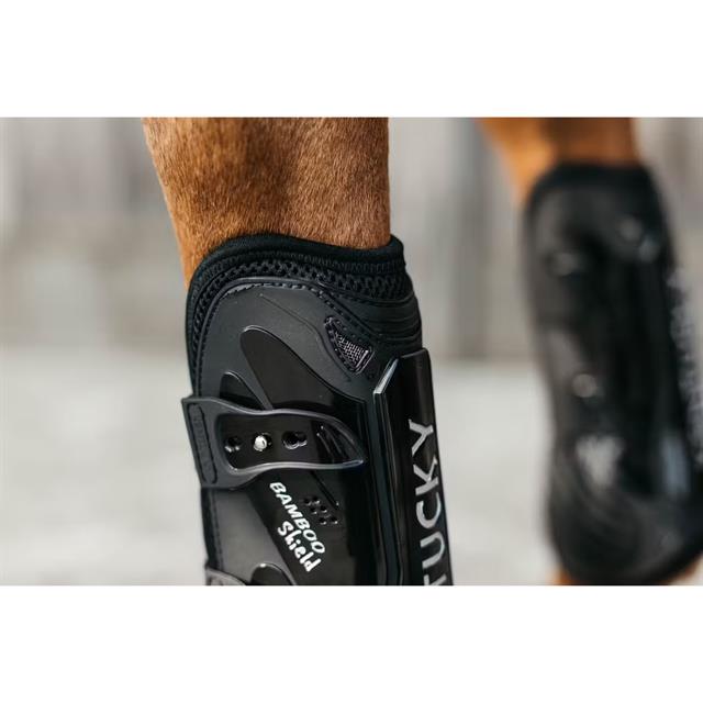 Tendon Boots Kentucky Bamboo Elastic Black
