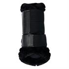 Tendon Boots LeMieux Fleece Edge Mesh Brushing Black-Black