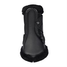 Tendon Boots LeMieux Fleece Edge Mesh Brushing Black-Black