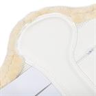 Tendon Boots LeMieux Fleece Edge Mesh Brushing White-Beige