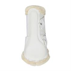Tendon Boots LeMieux Fleece Edge Mesh Brushing White-Beige