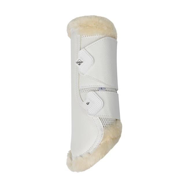 Tendon Boots LeMieux Fleece Edge Mesh Brushing White-Beige