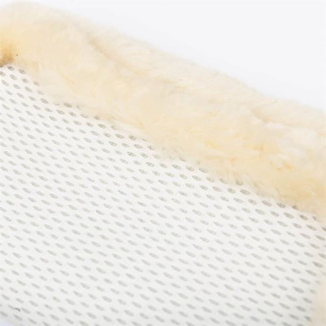 Tendon Boots LeMieux Fleece Edge Mesh Brushing White-Beige