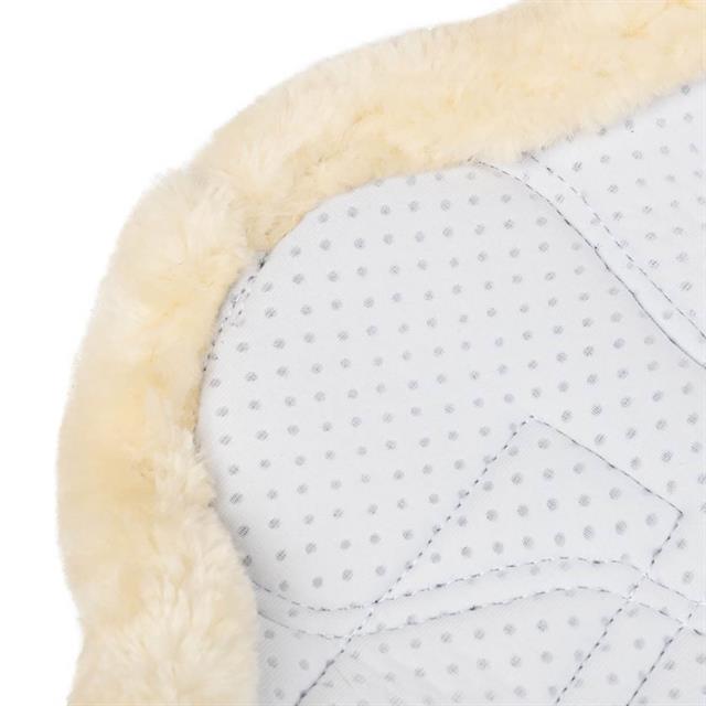 Tendon Boots LeMieux Fleece Edge Mesh Brushing White-Beige