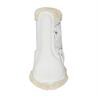 Tendon Boots LeMieux Fleece Edge Mesh Brushing White-Beige