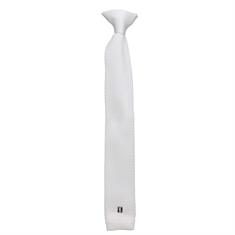Tie Kingsland Classic With Clip White