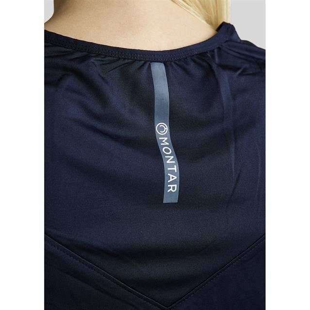Top Montar MOStella Mesh Contrast Women Dark Blue