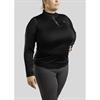 Training Shirt Briella Roségold Crystals Montar Black