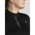 Training Shirt Briella Roségold Crystals Montar Black