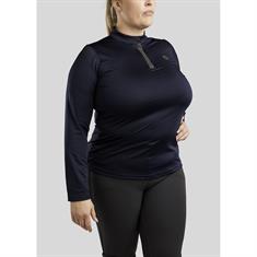 Training Shirt Briella Roségold Crystals Montar Dark Blue