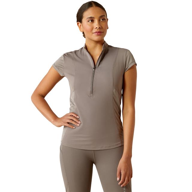 Training Shirt Cap Sleeve Breathe Ariat Mid Grey