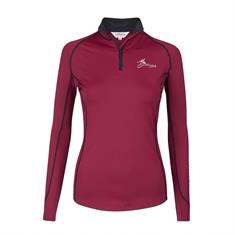 Training Shirt LeMieux Climate Layer Dark Red