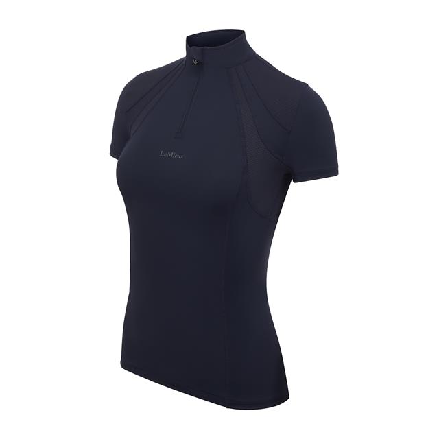 Training Shirt LeMieux Mia Mesh Baselayer Dark Blue