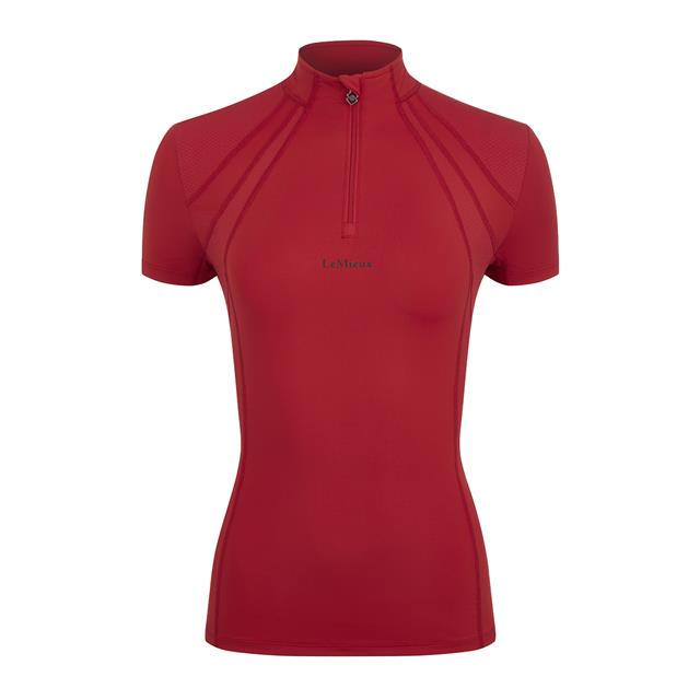 Training Shirt LeMieux Mia Mesh Baselayer Red