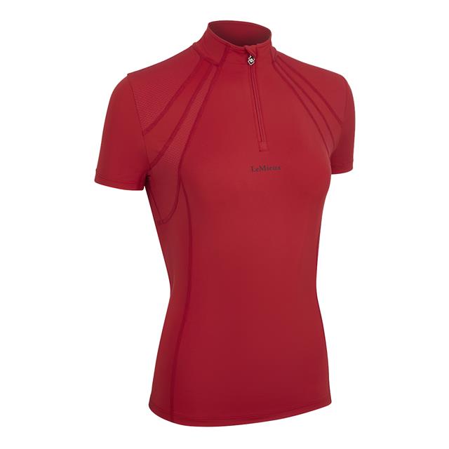 Training Shirt LeMieux Mia Mesh Baselayer Red