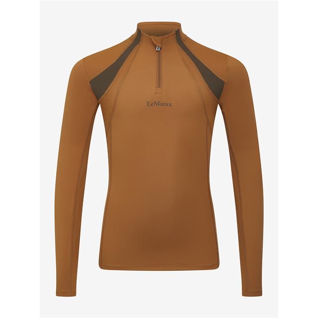 Training Shirt LeMieux Young Rider Mia Mesh Kids Light Brown