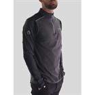 Training Shirt Montar Polo Longsleeved Men Dark Grey
