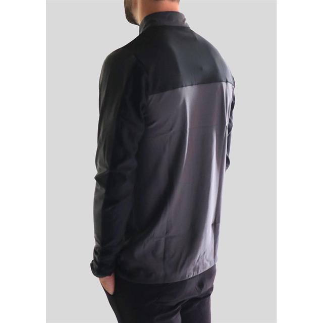Training Shirt Montar Polo Longsleeved Men Dark Grey
