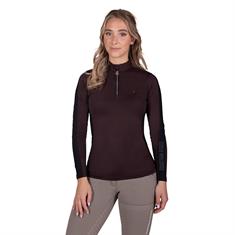 Training Shirt QHP Julin Thermo Dark Brown