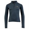Training Shirt with Mini Zip-Up for Kids BR Dark Blue