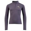 Training Shirt with Mini Zip-Up for Kids BR Purple