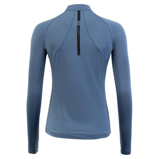 Training Shirt with Zip-Up BR CLX Blue