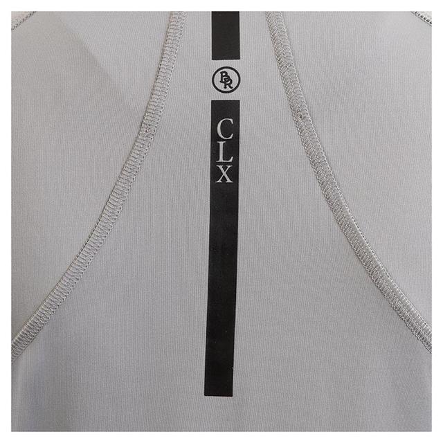 Training Shirt with Zip-Up BR CLX Light Grey