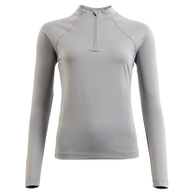 Training Shirt with Zip-Up BR CLX Light Grey