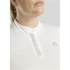 Trainingsshirt Briella Roségold Crystals Montar White
