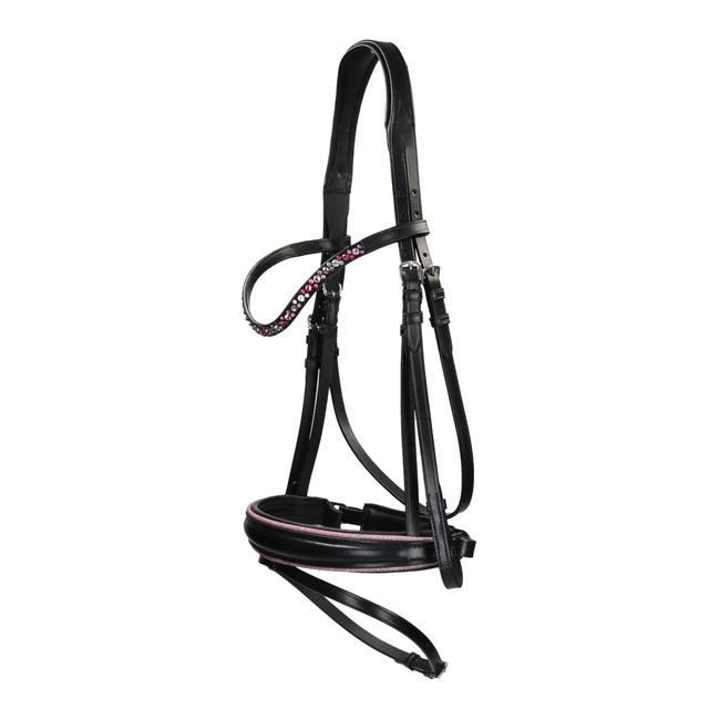 Trense EJRosa Epplejeck Black-Pink