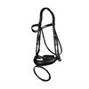 Trense Matte Large Crank Noseband Dressage Collection by Dy'on Black