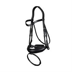 Trense Matte Large Crank Noseband Dressage Collection by Dy'on Black