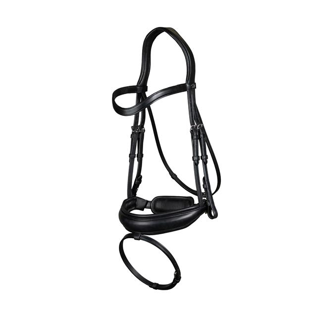 Trense Matte Large Crank Noseband Dressage Collection by Dy'on Black